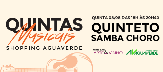 Quintas Musicais - 08/08/2019