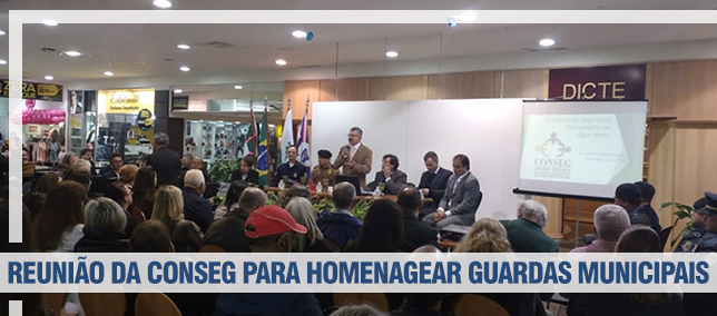 Shopping AguaVerde recebe reunião da Conseg para homenagear Guardas Municipais