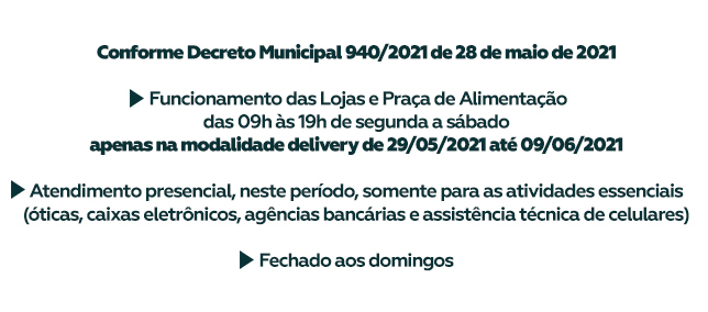 Decreto Municipal 940/2021 de 28 de maio de 2021